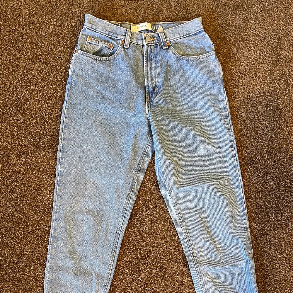 Vintage Classic Gap Jeans Size 8 High Waisted Straight
